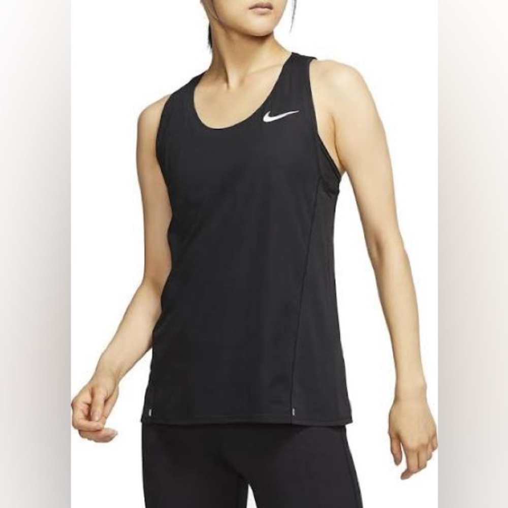 Nike Women's Black Dri-FIT Tank Top
